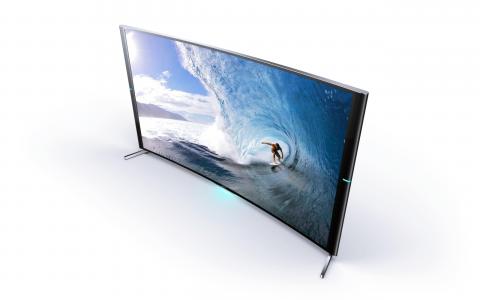 索尼Bravia S90曲线4K电视高清壁纸