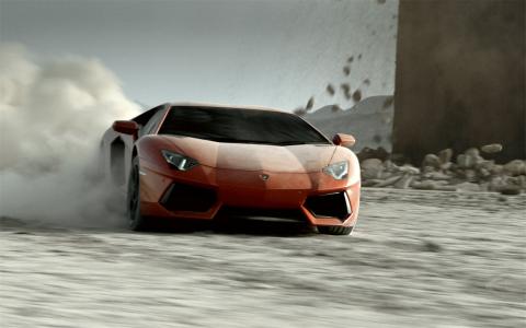 Trail Lamborghini Image高清壁纸