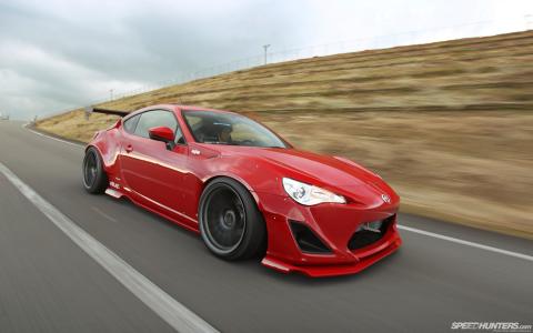 丰田FR-S Scion Motion Blur高清壁纸