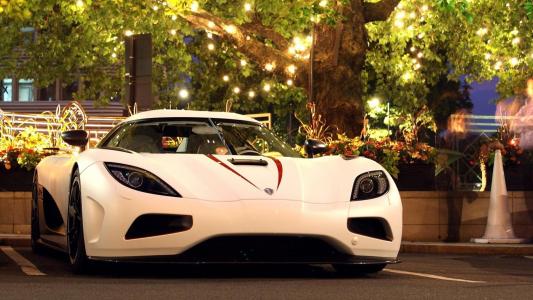 Koenigsegg，AGERA R，白色，超级跑车，桌面壁纸