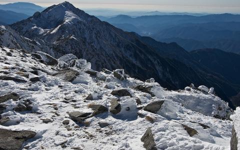 山景观雪高清壁纸