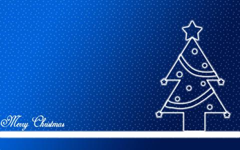 Happy & Merry Christmas wallpaper