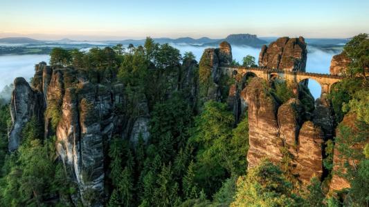 壮丽自然山水风景