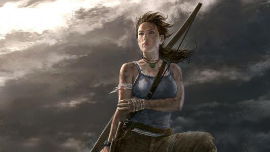 古墓丽影Lara Croft Bow高清壁纸