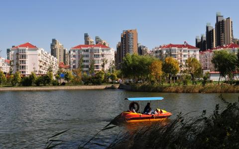 天津南翠屏公园风景