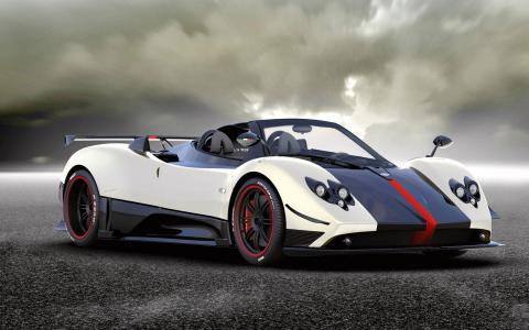 帕加尼Zonda Cinque Roadster 2壁纸