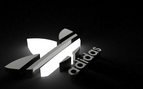 Adidas Black & White Logo wallpaper