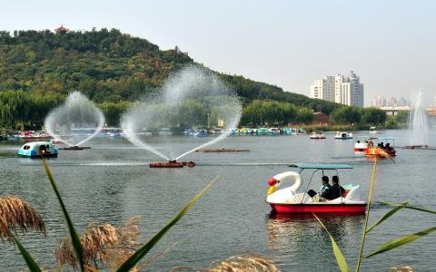 天津南翠屏公园风景