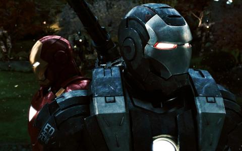 War Machine & Iron Man wallpaper