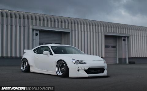 丰田FR-S GT86 Scion Slammed高清壁纸