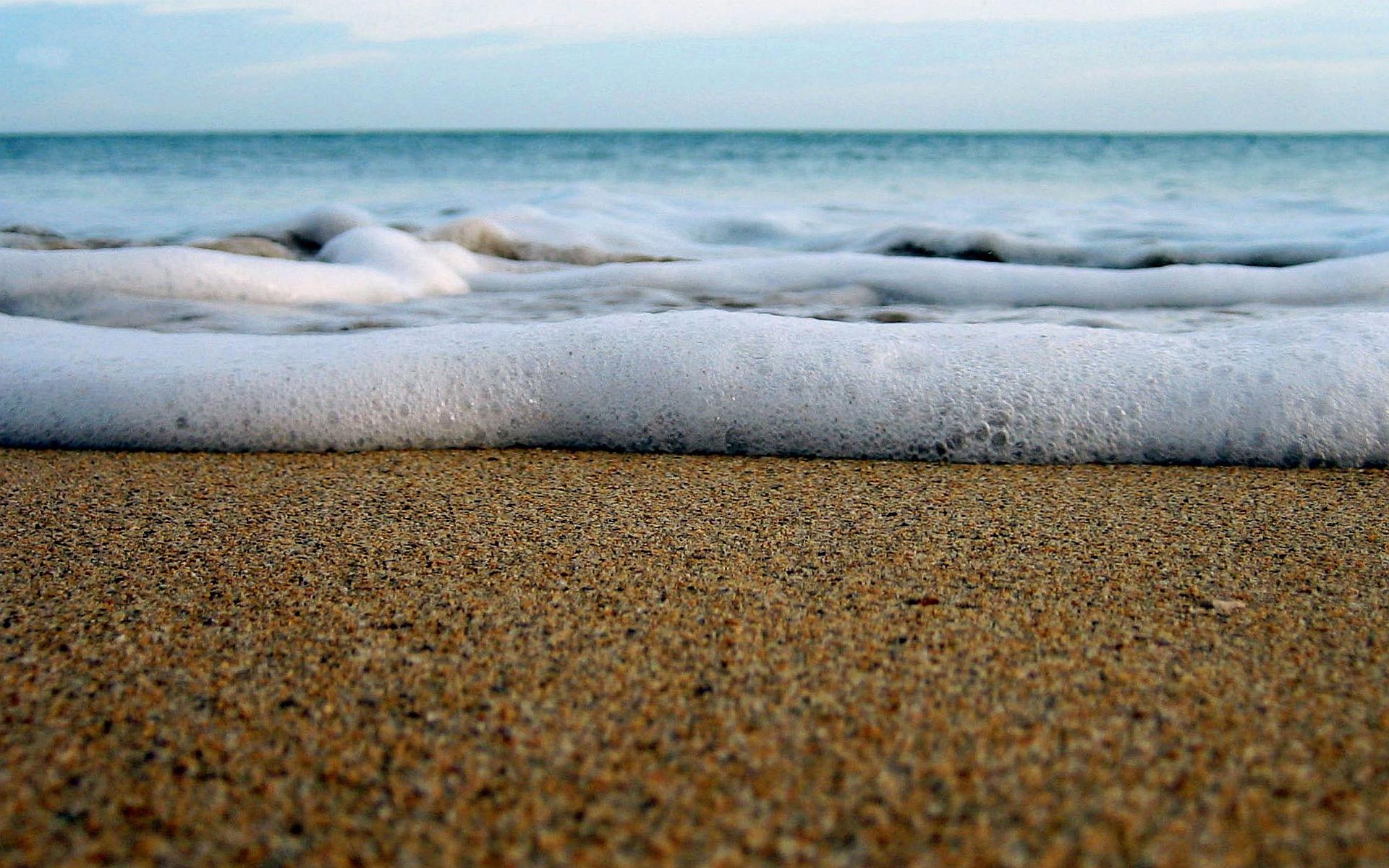 沙波海滩壁纸
