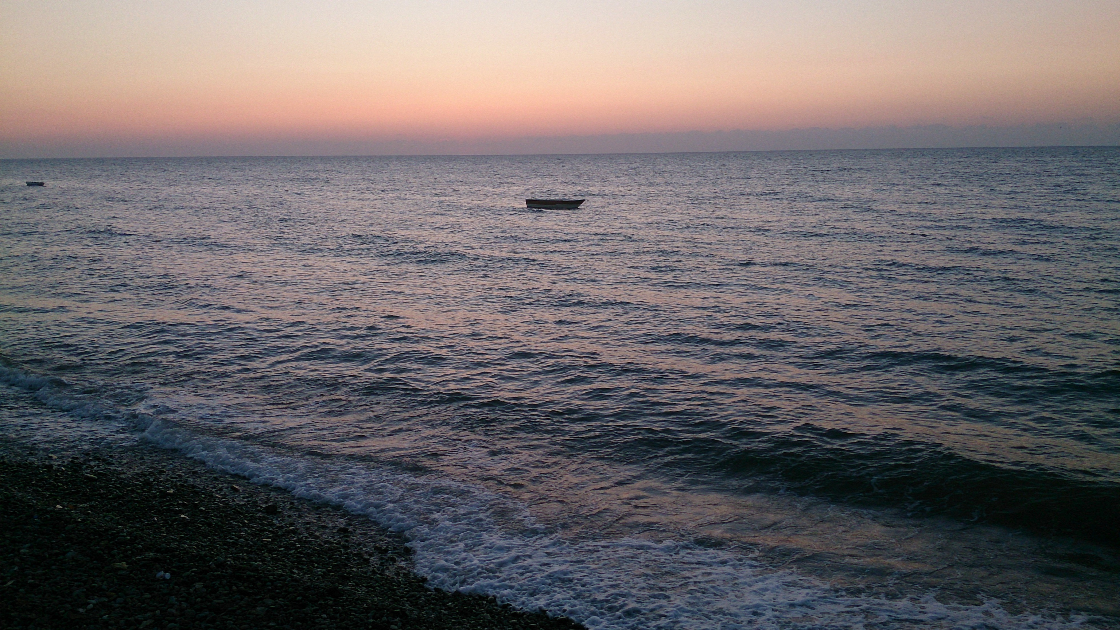 海岸，土耳其，海，波，性质，日落壁纸