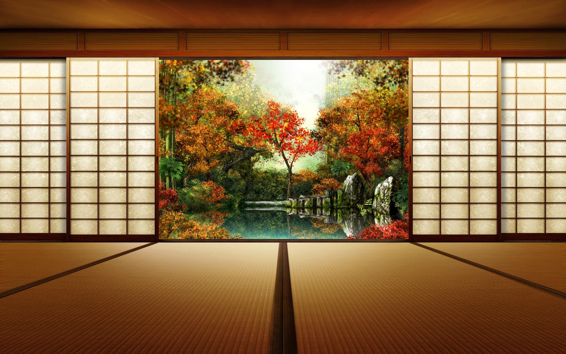 日本花园壁纸