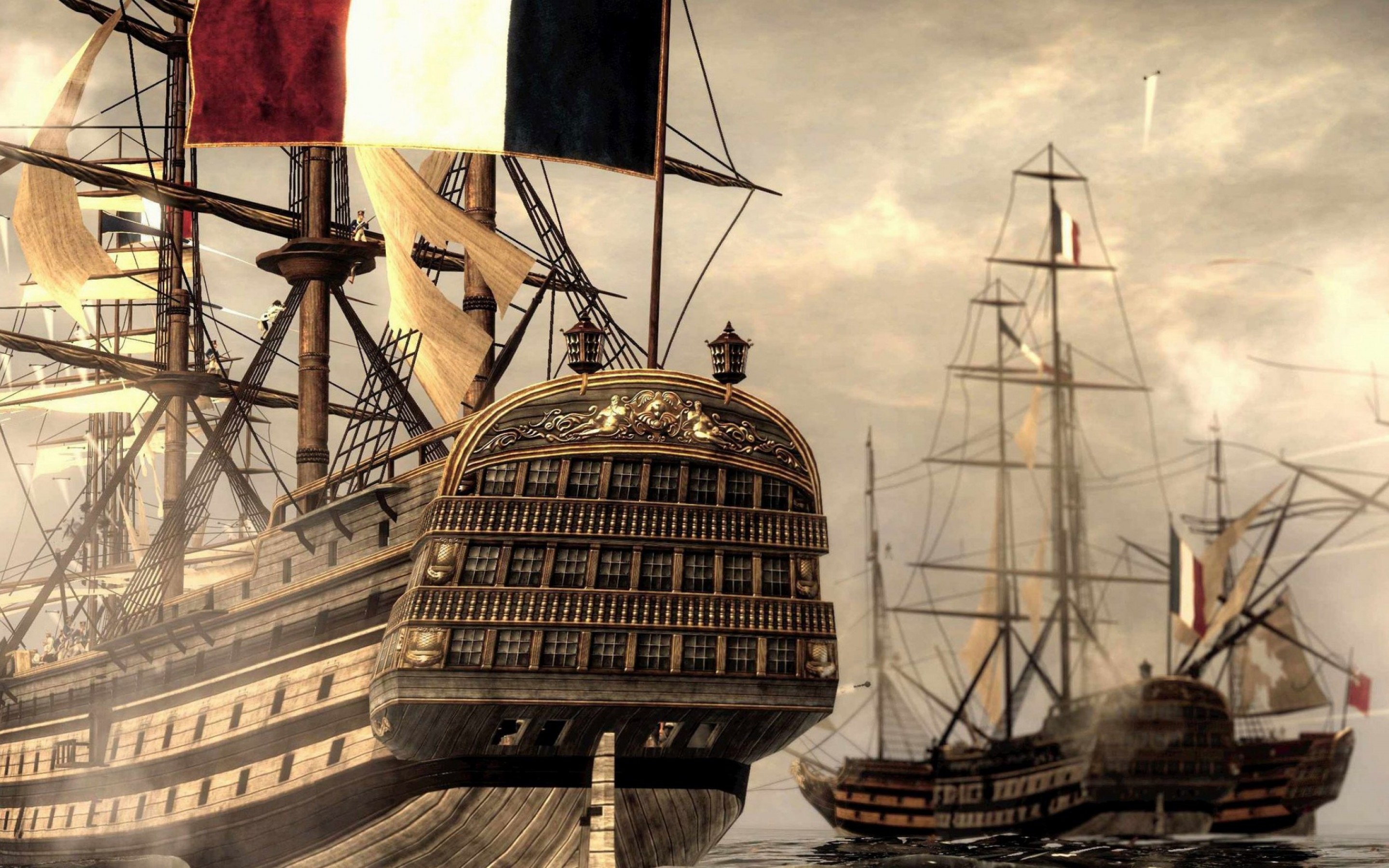 拿破仑全面战争船壁纸1280x1024分辨率查看