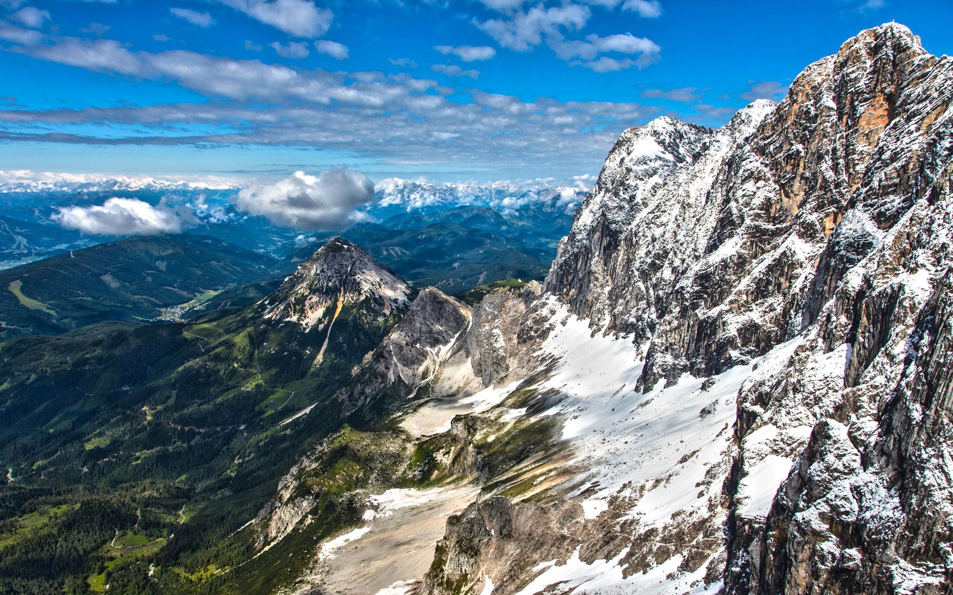 阿尔卑斯山,奥地利,顶级壁纸1600x900分辨率查看