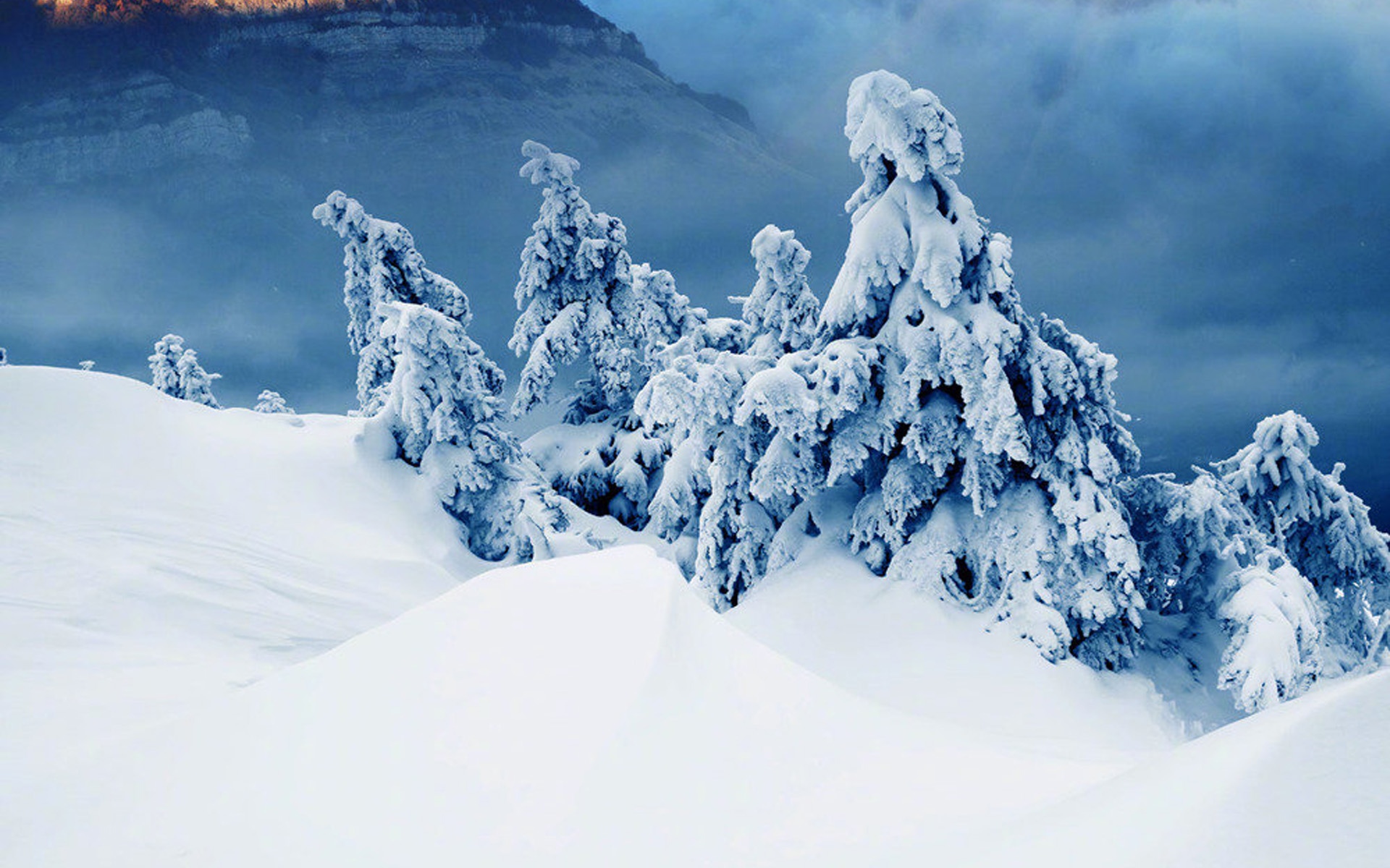 冬日唯美雪景