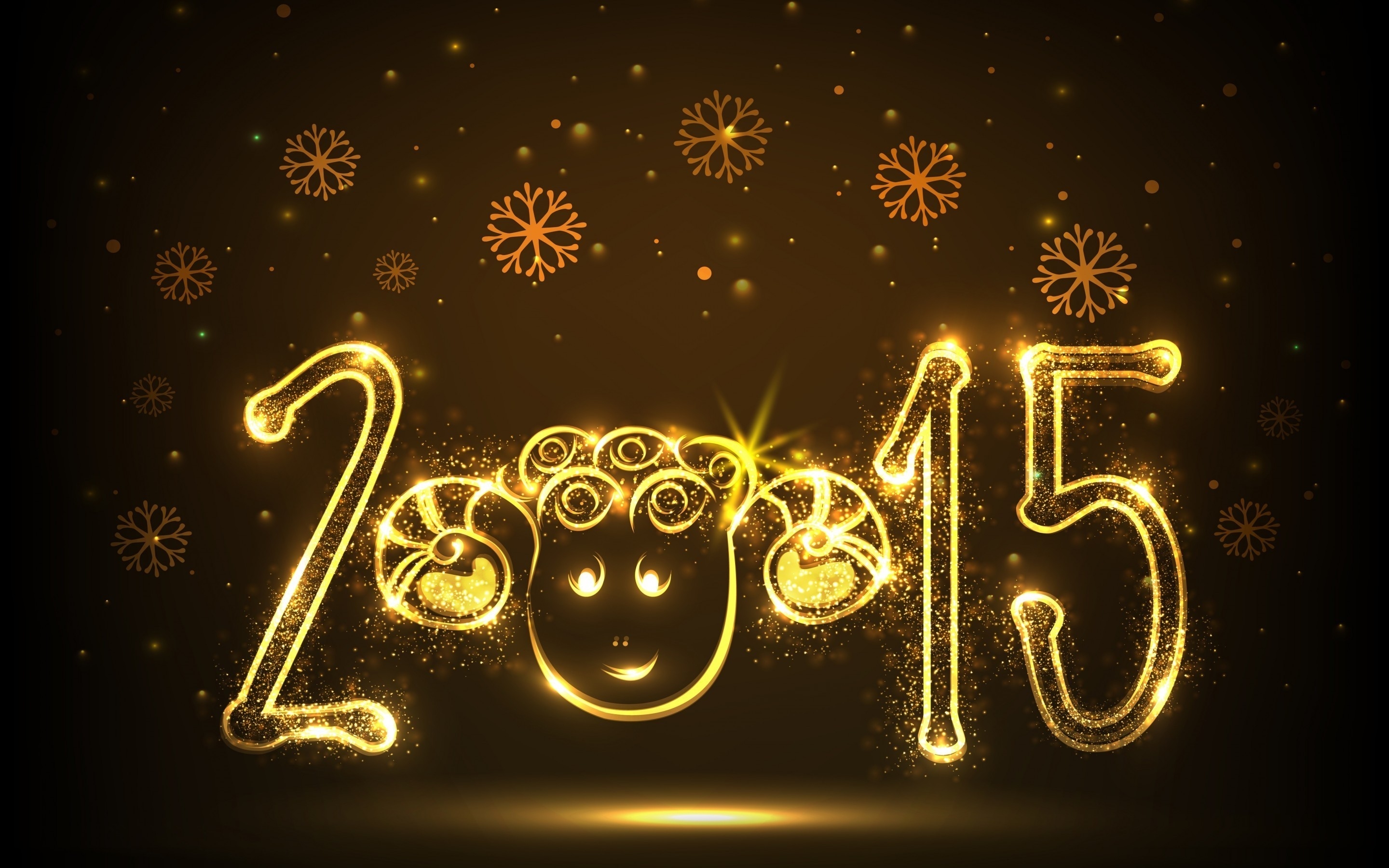新年滑稽面孔壁纸