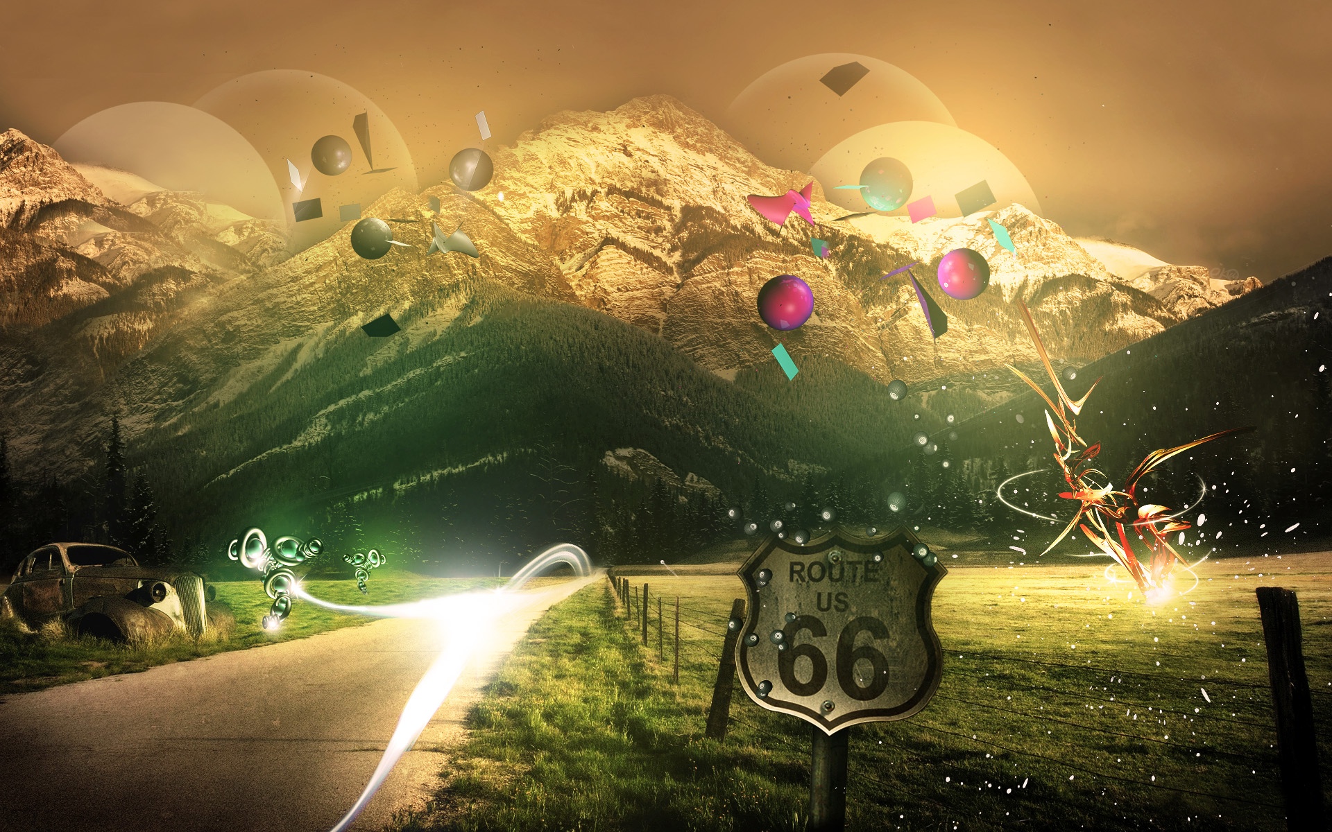 山路线66壁纸
