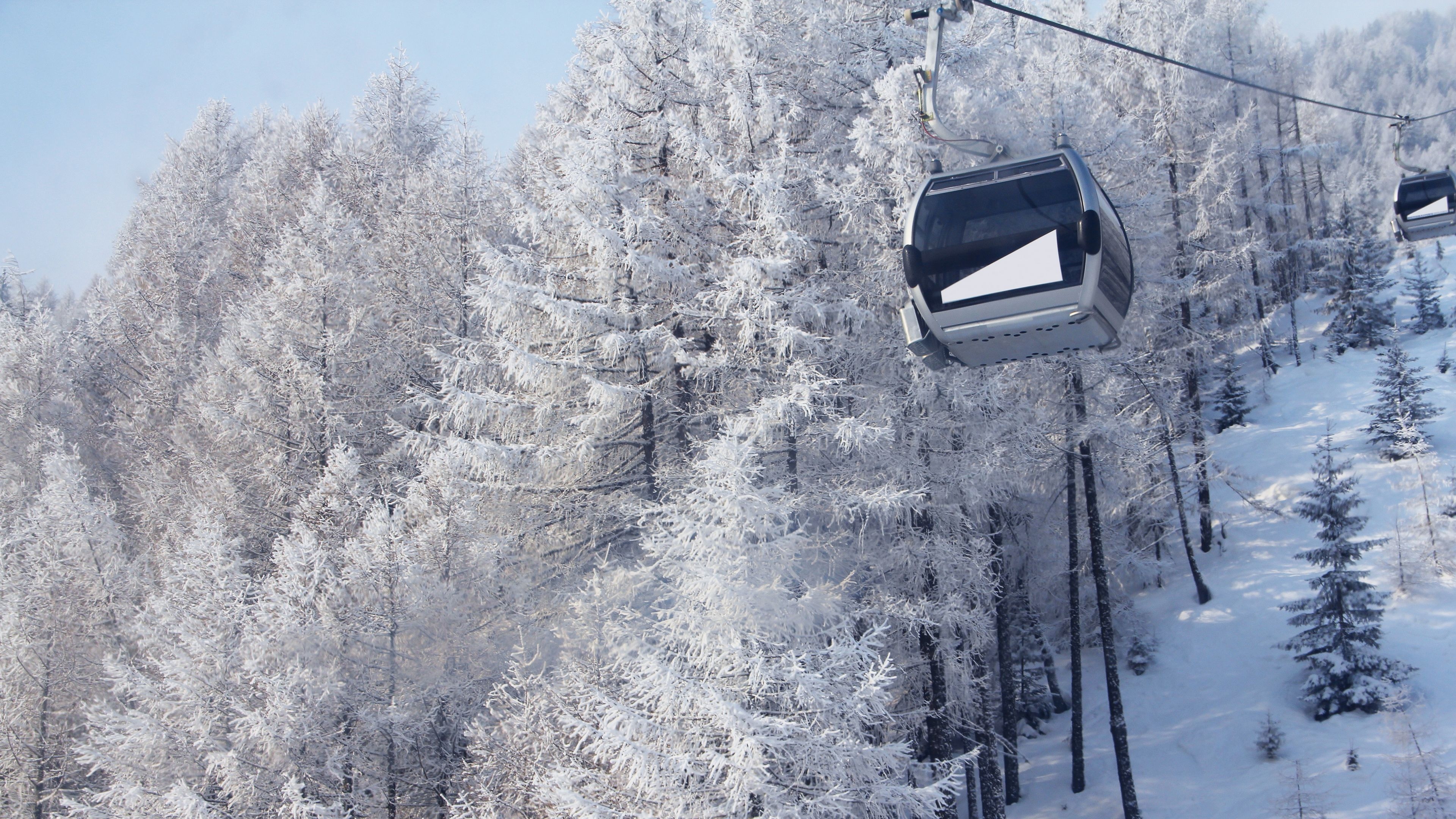 高山唯美4k雪景图片