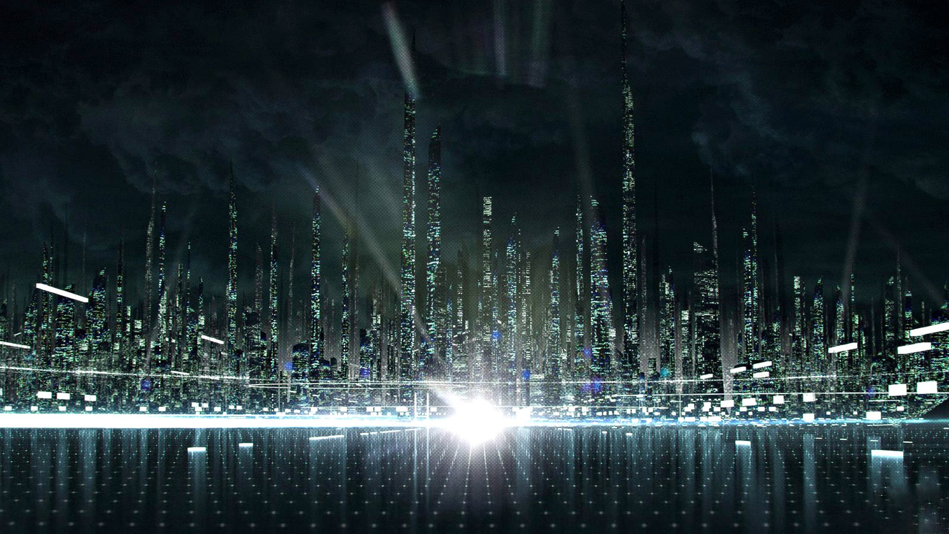 3D建筑1920×1080壁纸