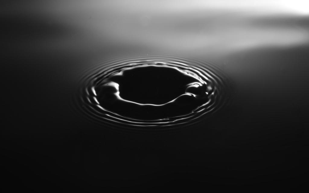 水滴壁纸 黑色图片