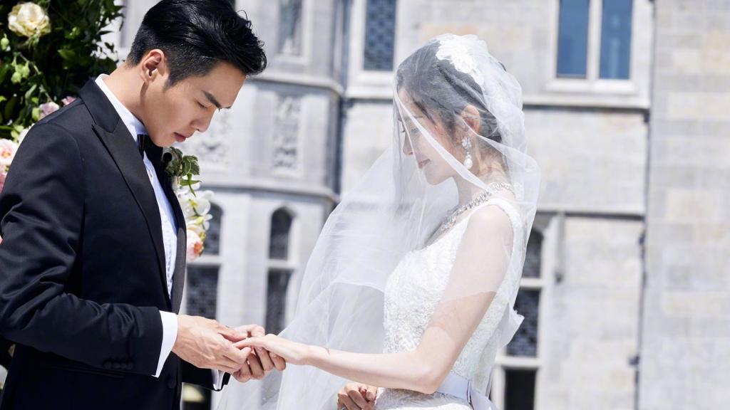 张若昀唐艺昕的婚礼图片