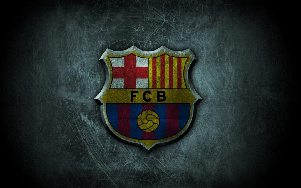 1巴塞罗那足球俱乐部grunge logo,高清图片,壁纸,体育