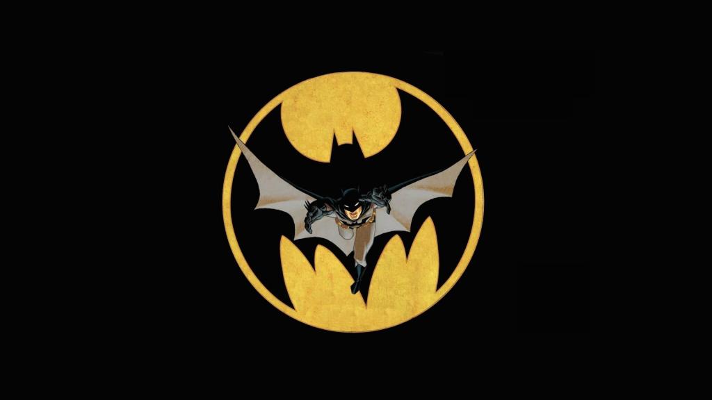 蝙蝠侠dc黑色标志高清壁纸