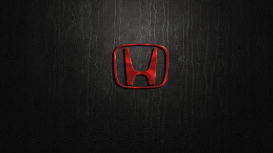 本田,日本车,着名品牌,标志,黑暗的背景壁纸
