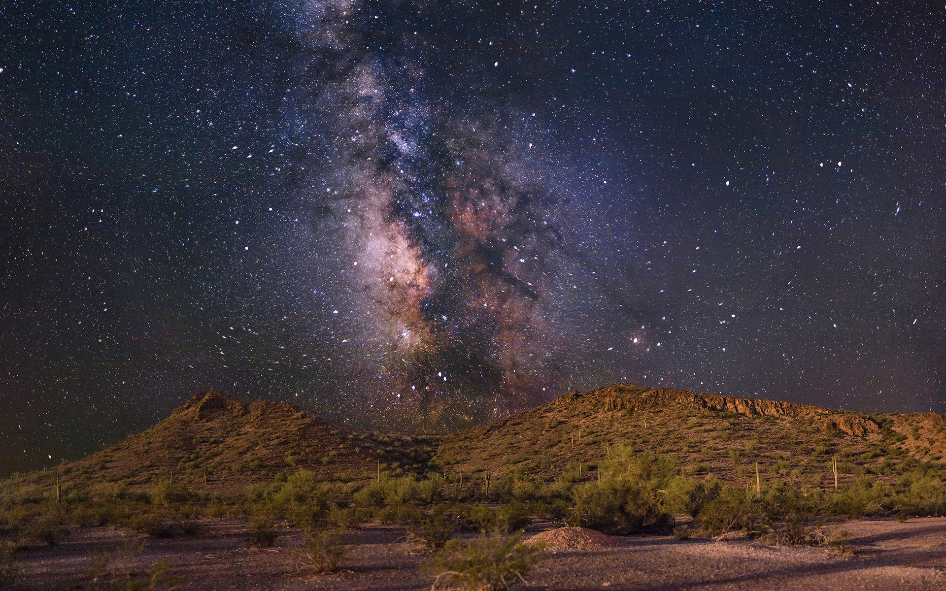 星系银河系夜间星星高清壁纸1600x1200分辨率查看