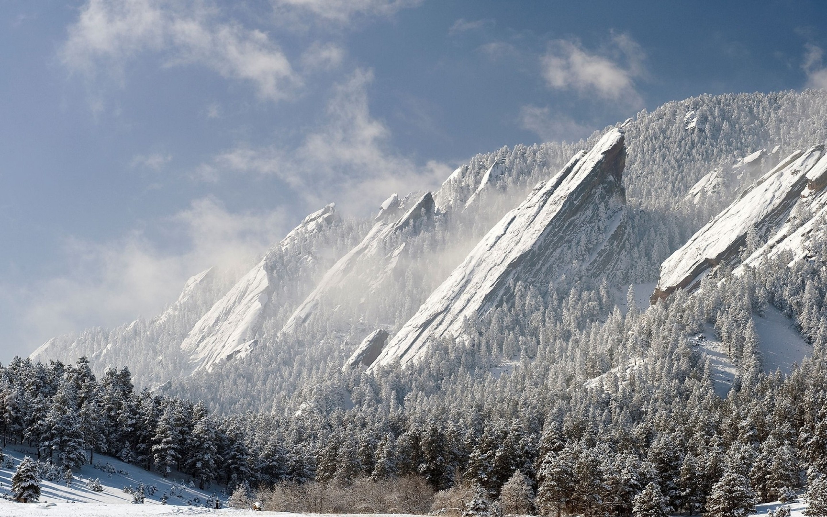 1440x900分辨率下载,在山壁纸冬天,高清图片,壁纸,自然风景