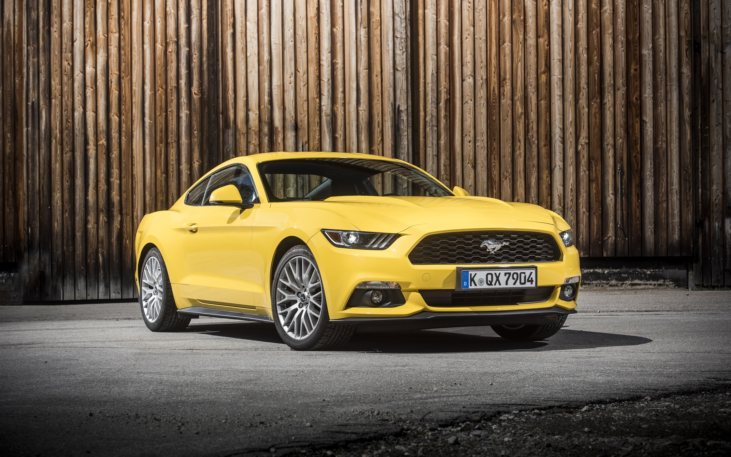 2015年福特野马gt欧盟规格的黄色汽车壁纸1280x800分辨率查看