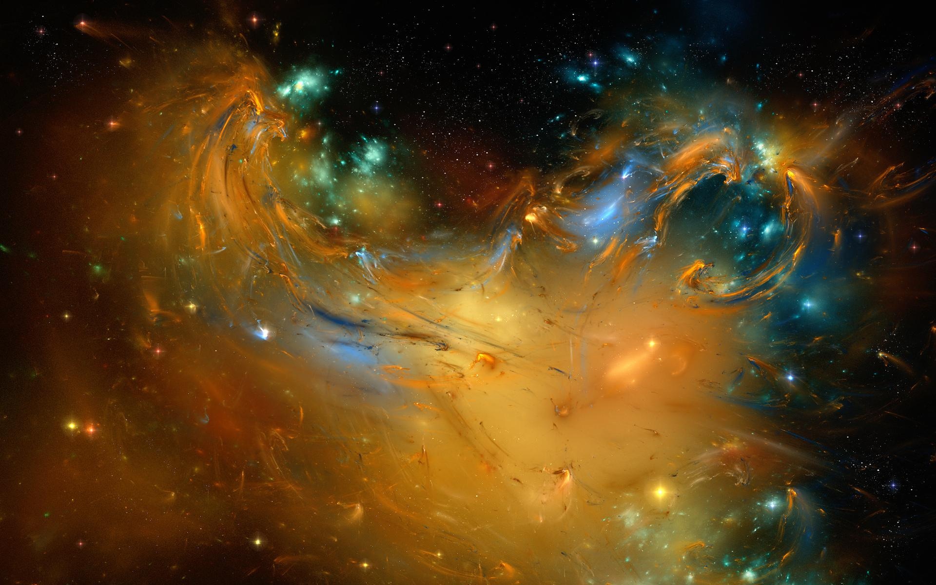 明星星系颜色空间宇宙外面的宽屏壁纸,高清图片,壁纸,空间