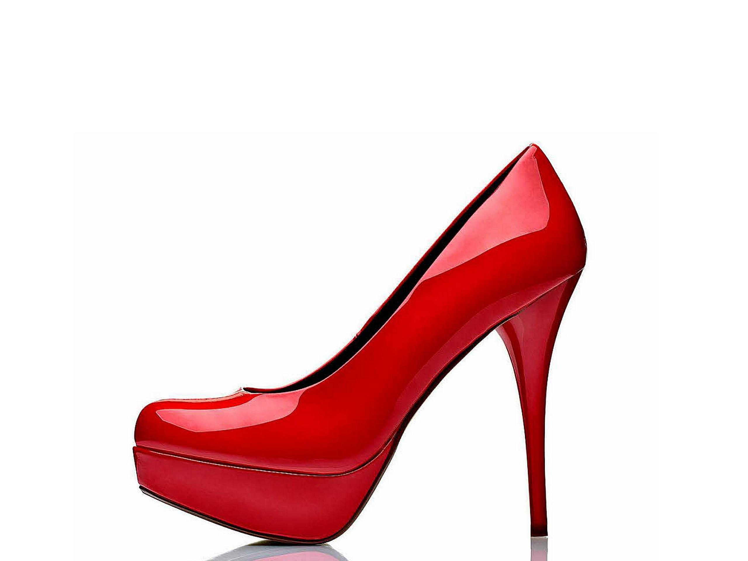 红色高跟鞋图片背景图图片