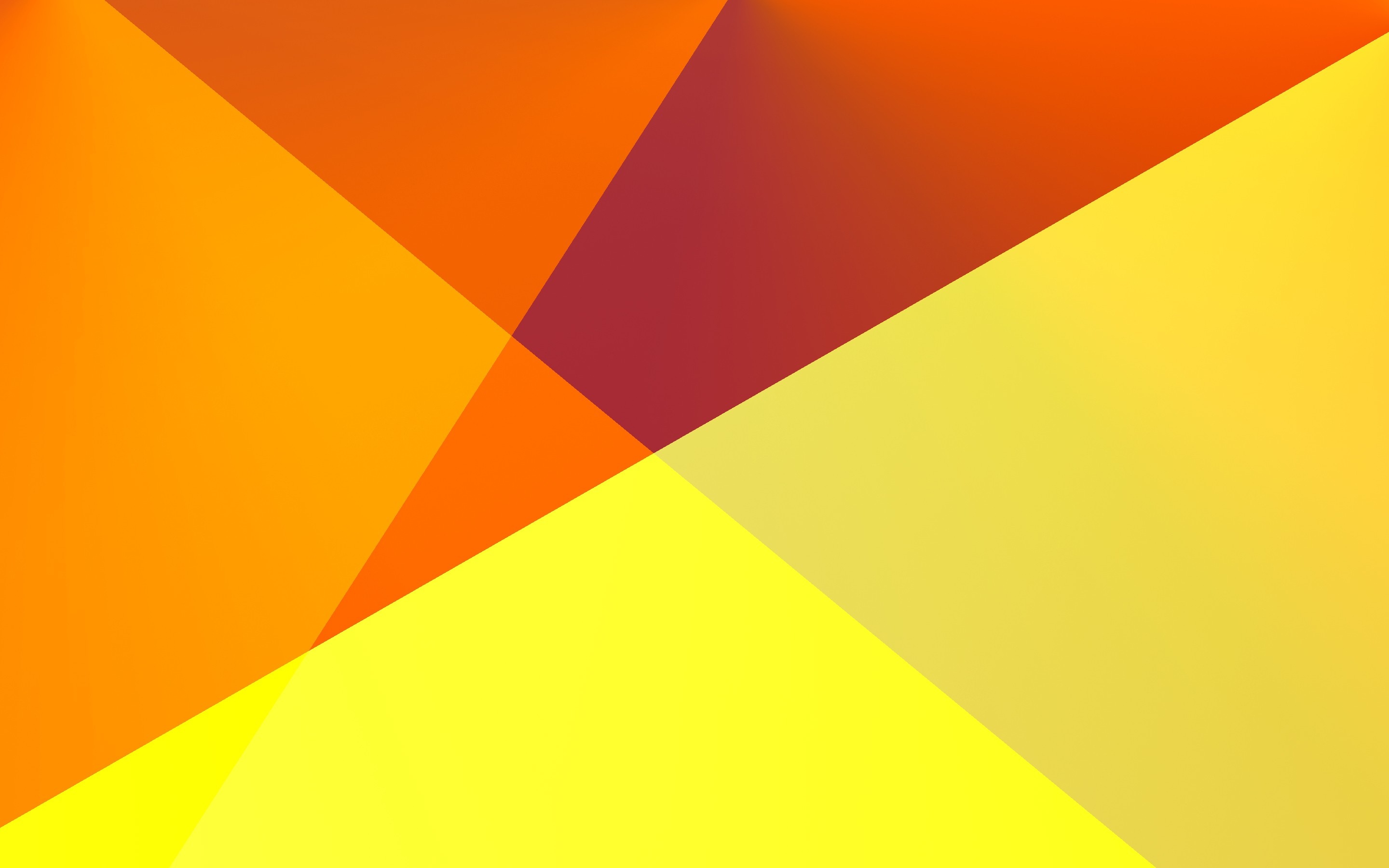 橙色三角形壁纸2048x1536分辨率查看