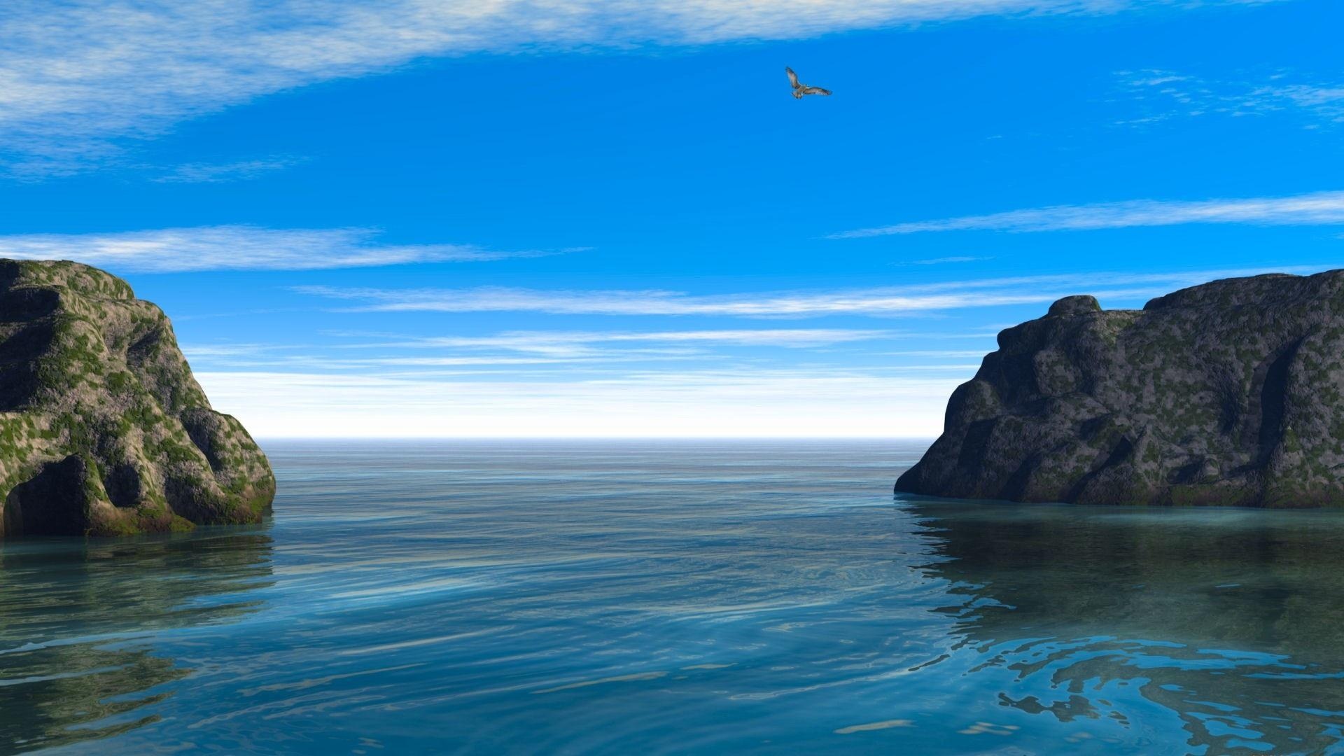 ***美丽的海洋风景壁纸1440x900分辨率下载