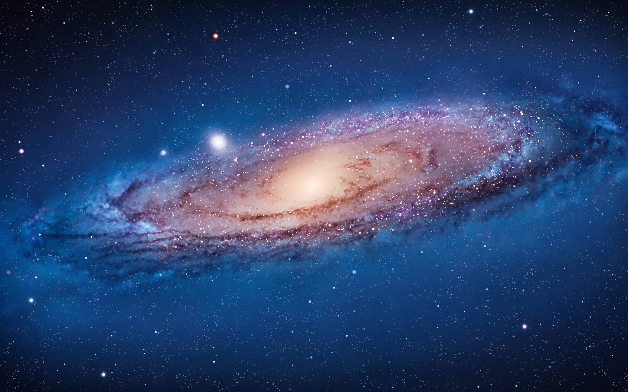 仙女座星系在空间壁纸1280x1024分辨率查看