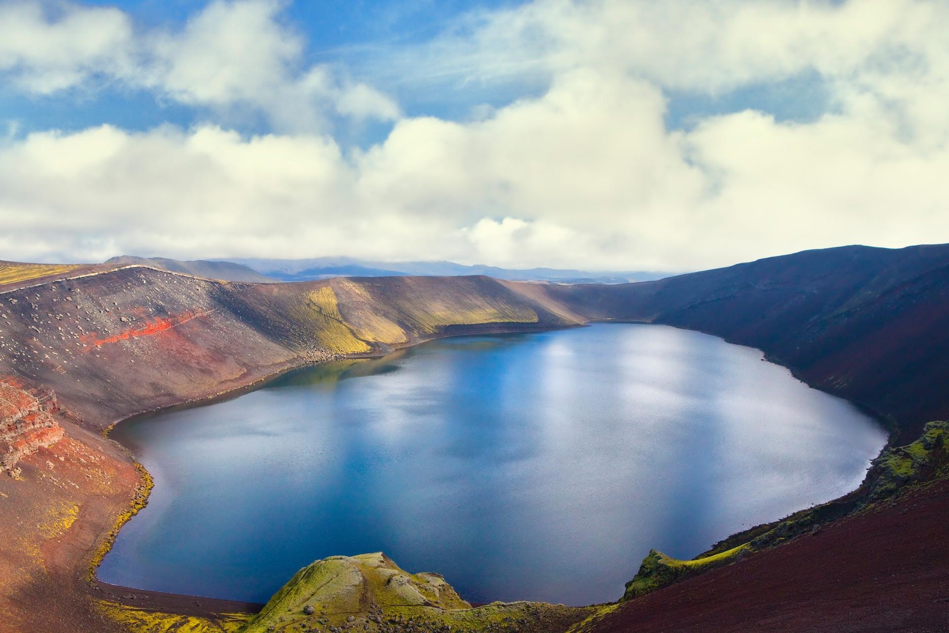 海口火山口风景图片