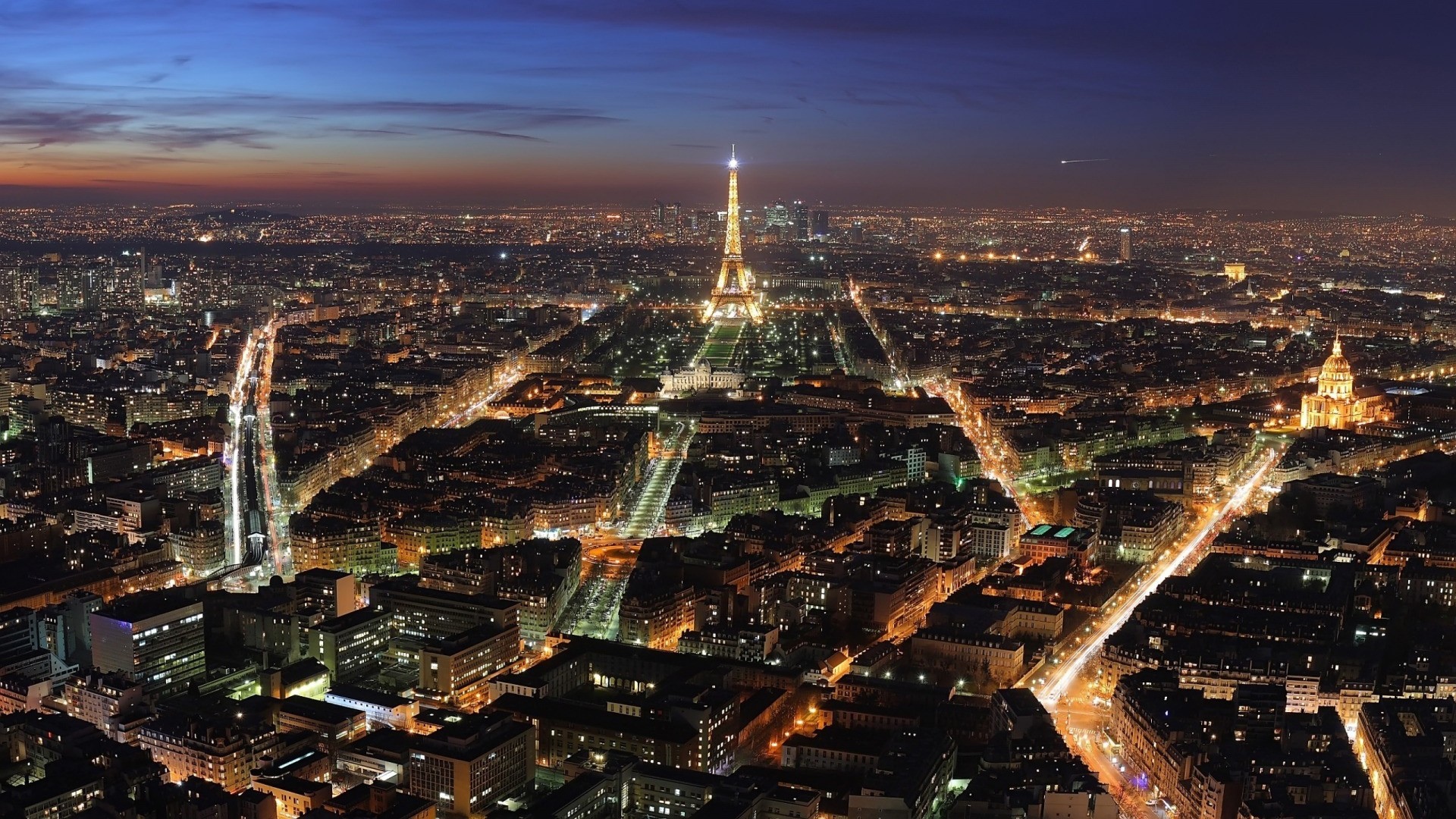 巴黎夜埃菲尔铁塔建筑游戏中时光倒流高清壁纸