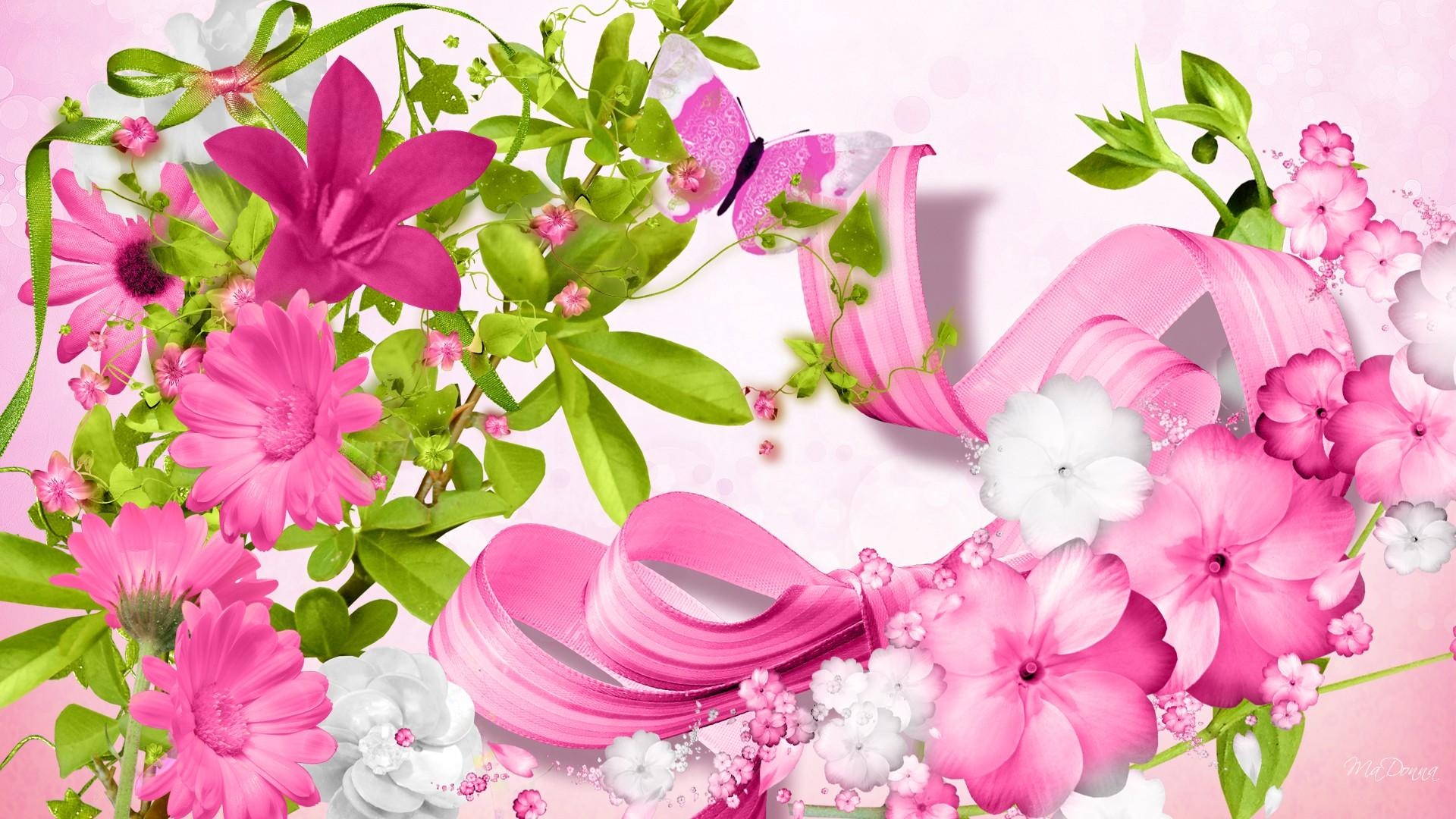 花如此粉红色的壁纸,高清图片,壁纸,自然风景